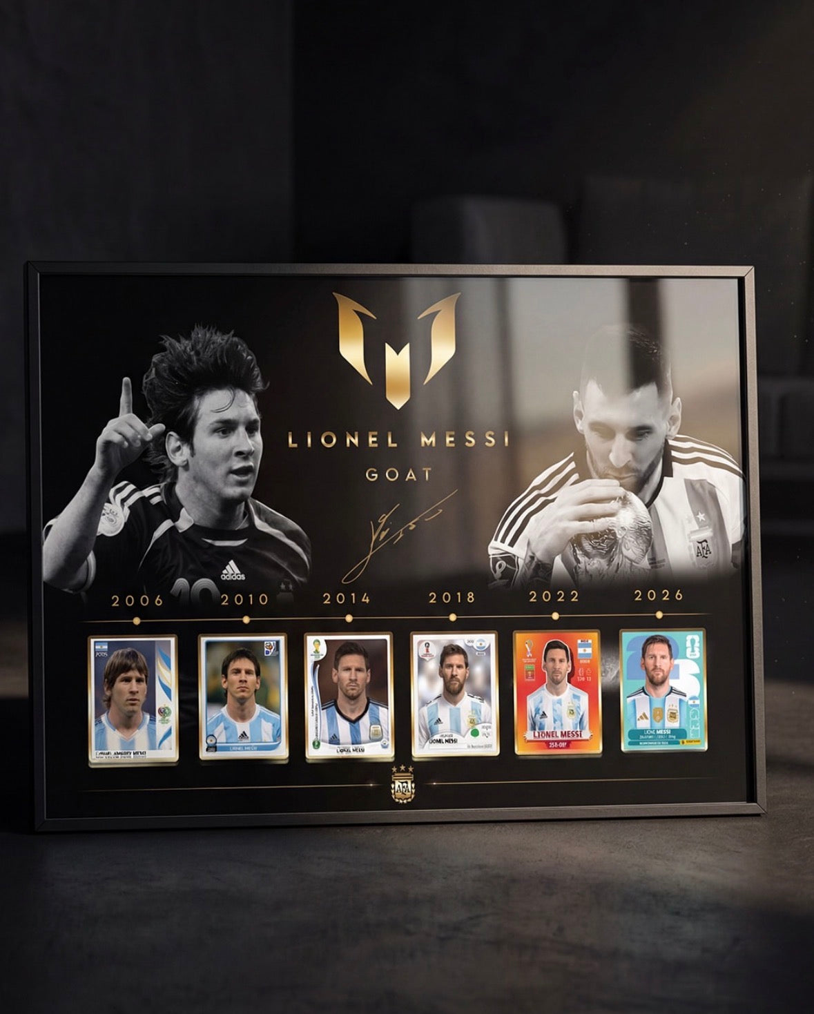 Messi Flashback Porträt